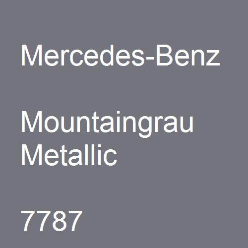 Mercedes-Benz, Mountaingrau Metallic, 7787.